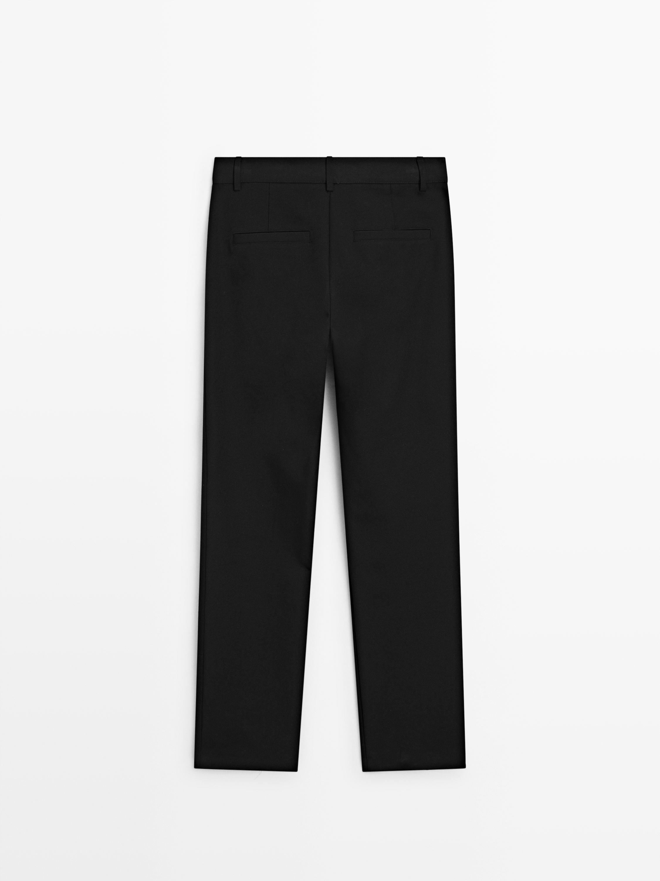 Straight-leg technical trousers